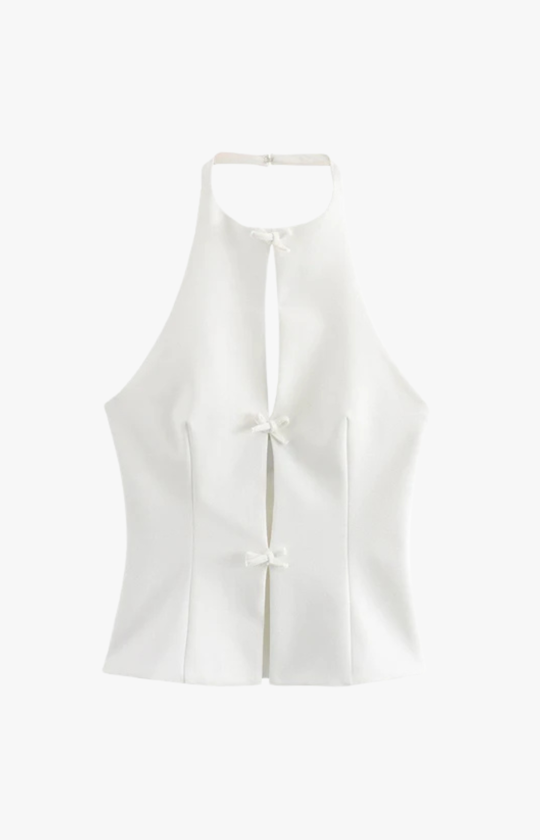 "Bozena" Top mit Schleifen