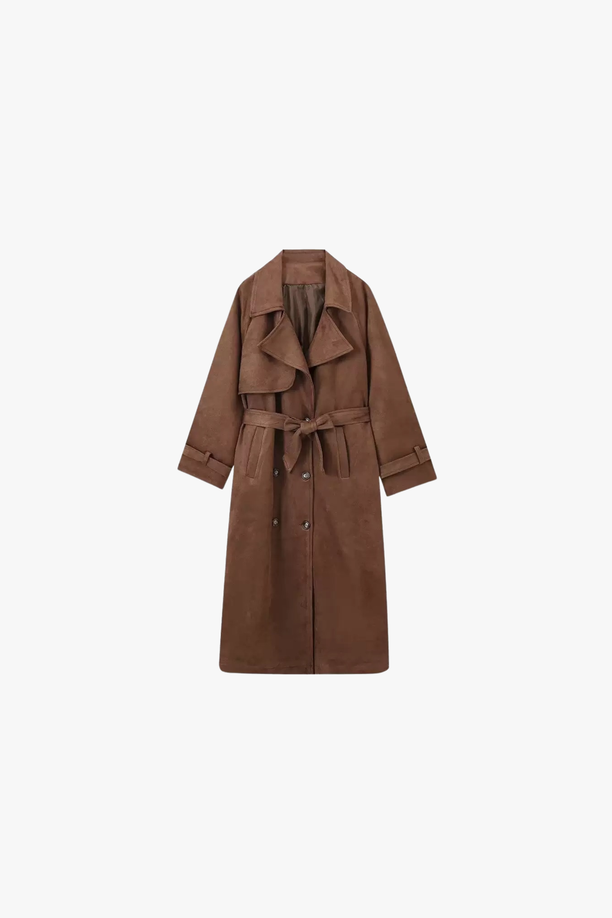 "Lola" Mantel aus Wildleder