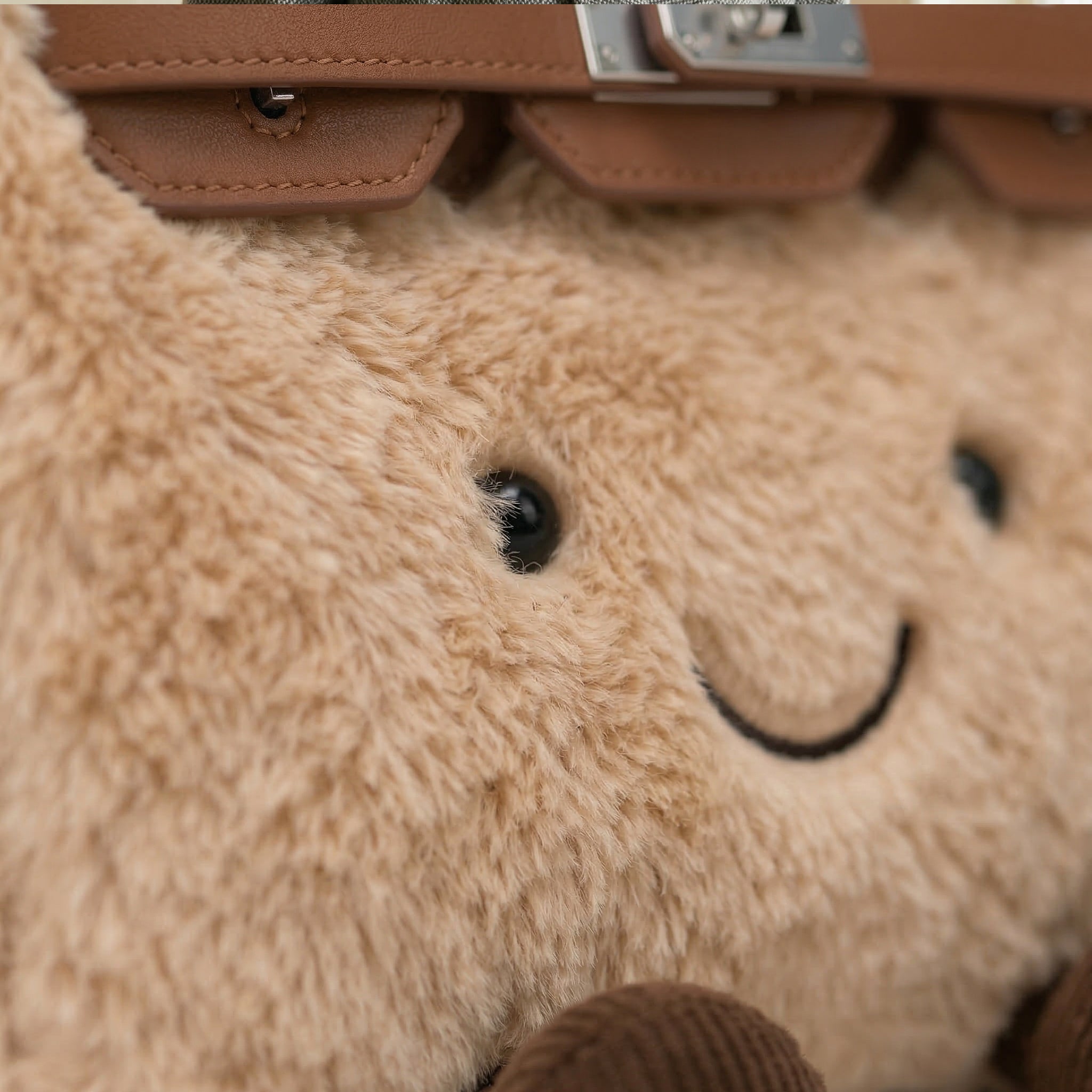 Fluffy Birkin Bag (Braun)