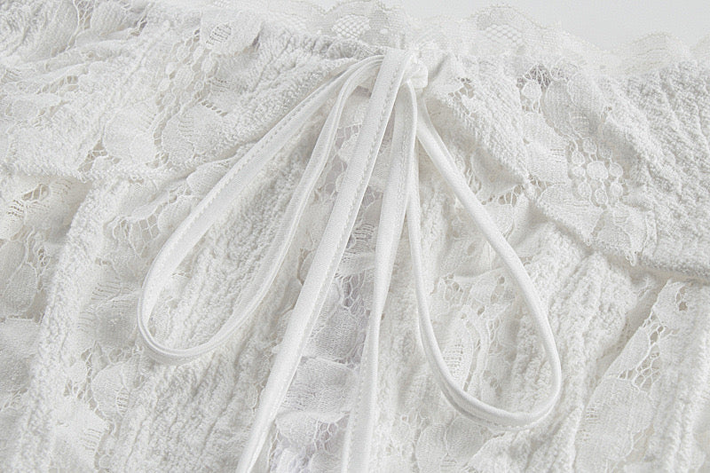 "Jade" Maxikleid aus Spitze