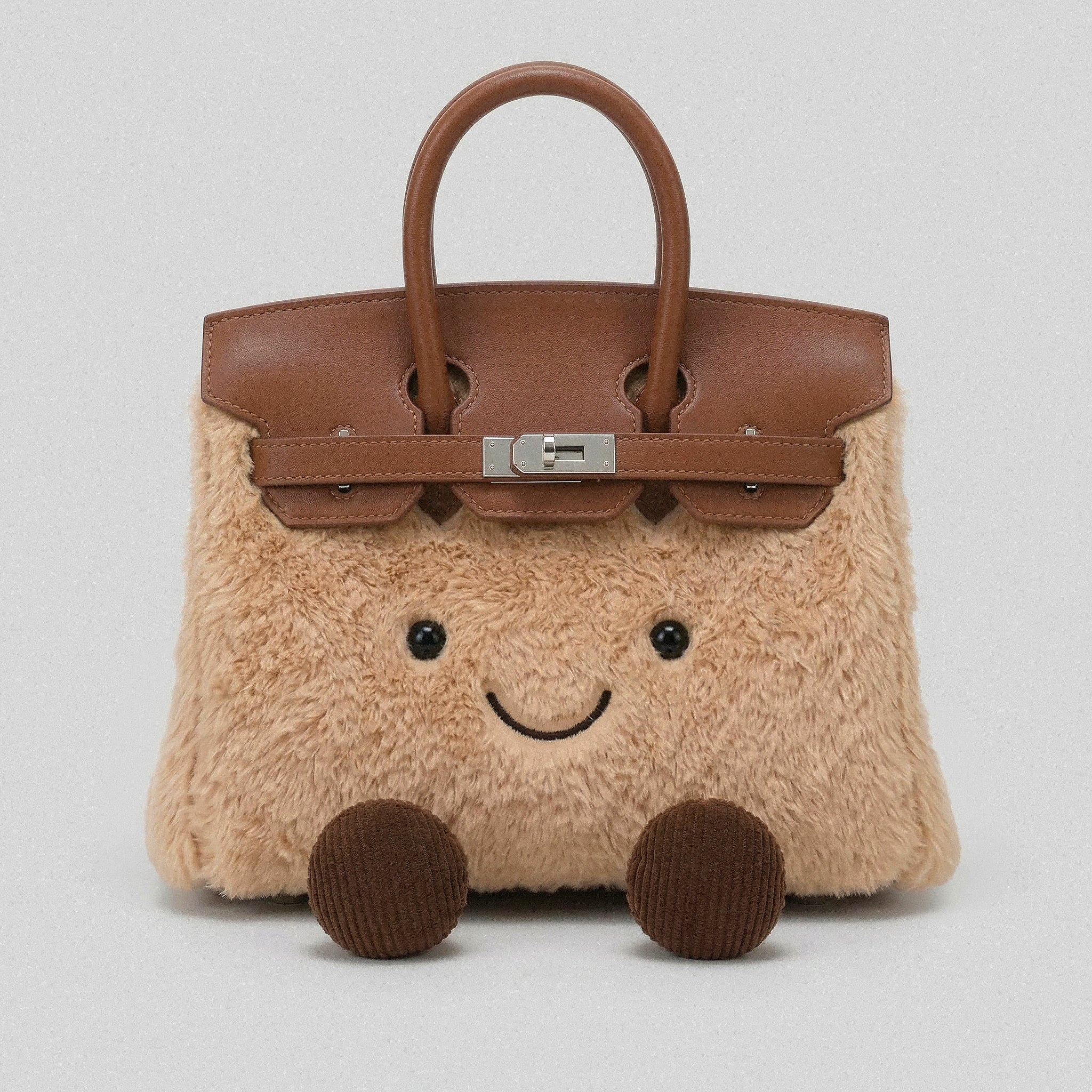 Fluffy Birkin Bag (Braun)