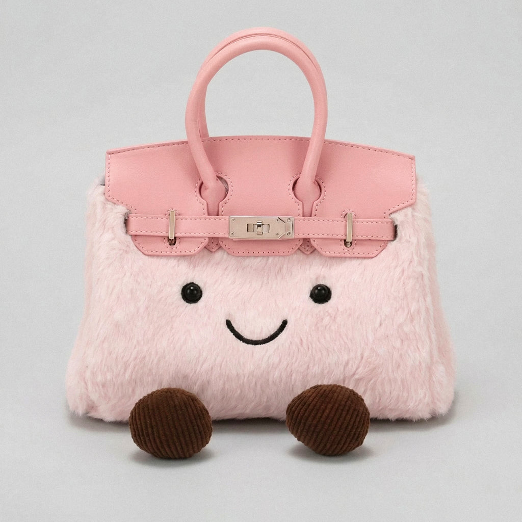 Fluffy Birkin Bag (Pink)