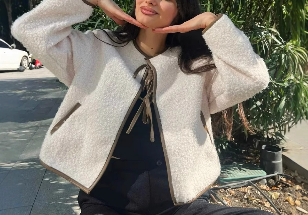 "Kylie" Cardigan mit Schleife