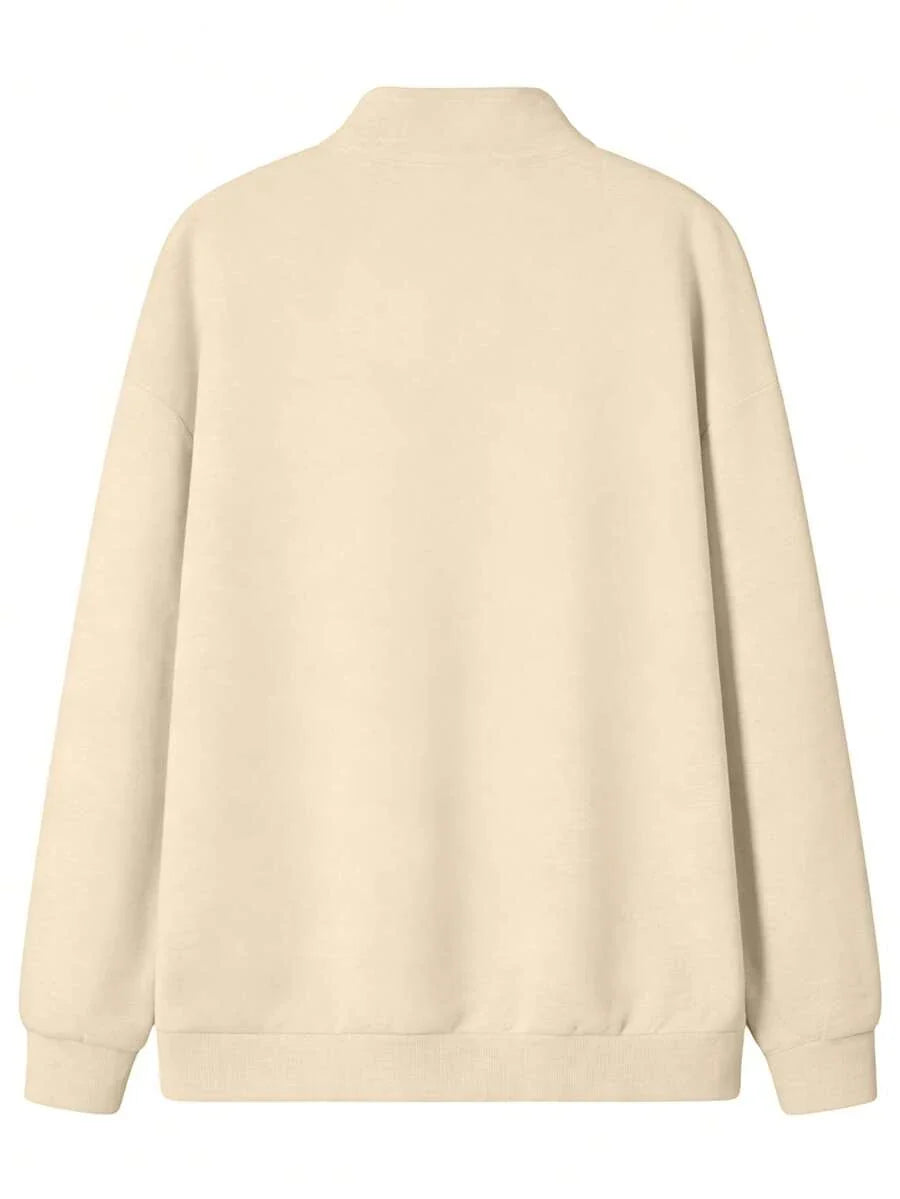 GRDR Herren Reißverschluss Pullover Sweatshirt für Herbst/Winter